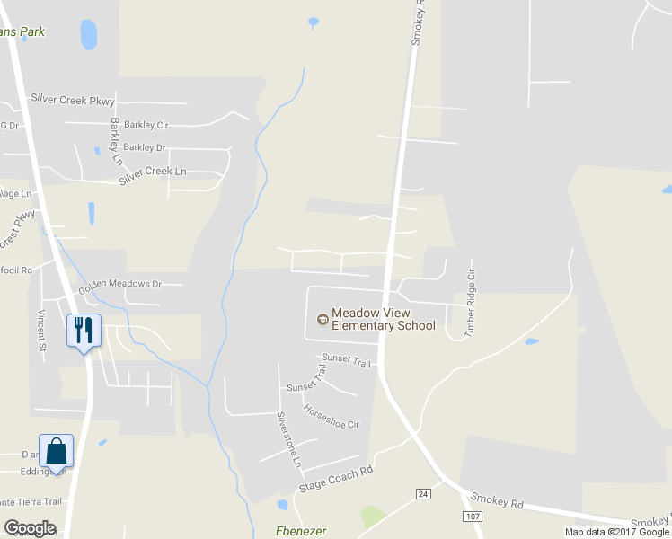 map of restaurants, bars, coffee shops, grocery stores, and more near 333 Tanglewood Circle in Alabaster