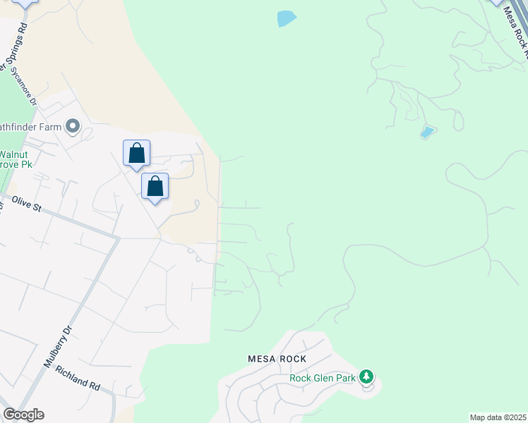map of restaurants, bars, coffee shops, grocery stores, and more near 775 Old Oak Ridge in San Marcos