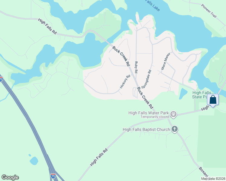 map of restaurants, bars, coffee shops, grocery stores, and more near 207 Hickory Road in Jackson