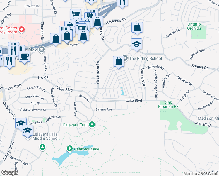 map of restaurants, bars, coffee shops, grocery stores, and more near 103 Havenview Lane in Oceanside