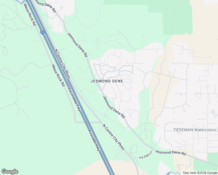map of restaurants, bars, coffee shops, grocery stores, and more near 25734 Willow Lane in Escondido