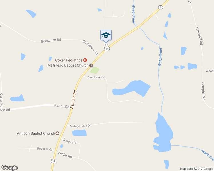 map of restaurants, bars, coffee shops, grocery stores, and more near 200 Deer Lake Drive in Griffin