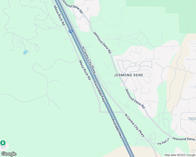 map of restaurants, bars, coffee shops, grocery stores, and more near North Centre City Parkway in Escondido
