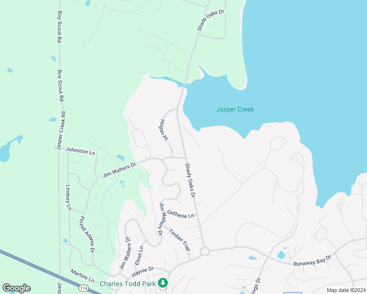 map of restaurants, bars, coffee shops, grocery stores, and more near 700 Shady Oaks Drive in Runaway Bay