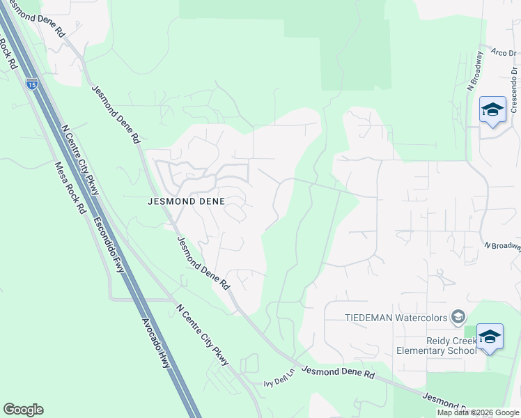 map of restaurants, bars, coffee shops, grocery stores, and more near 25659 Rue De Lac in Escondido
