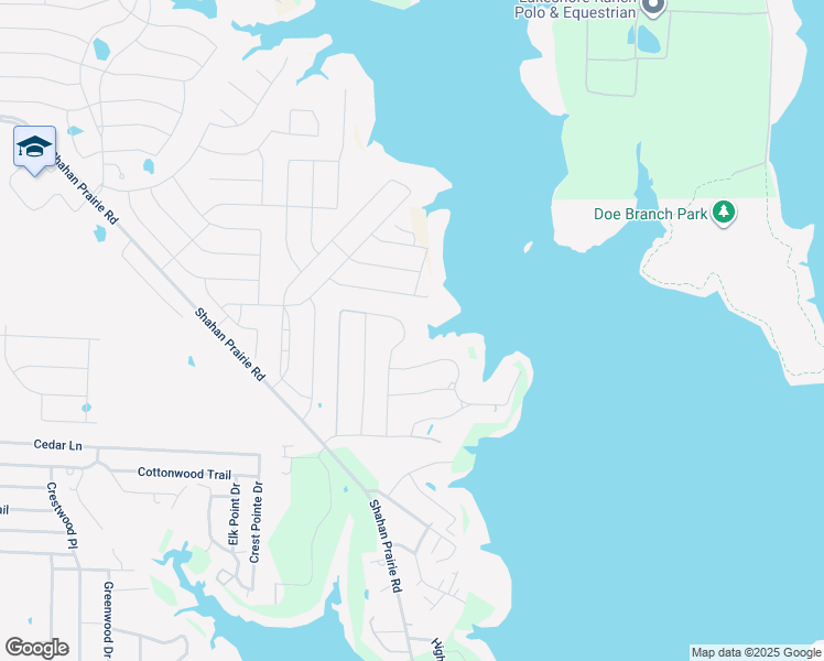 map of restaurants, bars, coffee shops, grocery stores, and more near 2988 Knob Hill Drive in Little Elm