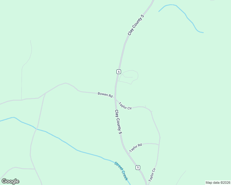 map of restaurants, bars, coffee shops, grocery stores, and more near 7562-7660 Clay County 5 in Ashland