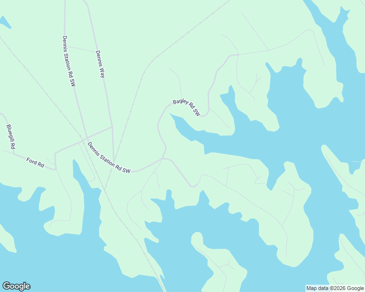 map of restaurants, bars, coffee shops, grocery stores, and more near 943 Dennis Station Road Southwest in Eatonton