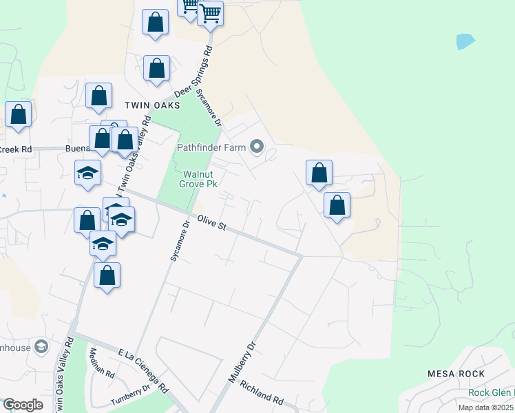 map of restaurants, bars, coffee shops, grocery stores, and more near in San Marcos