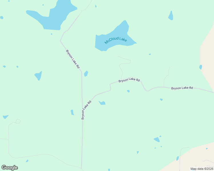 map of restaurants, bars, coffee shops, grocery stores, and more near 592 Bryson Lake Road in Bryson