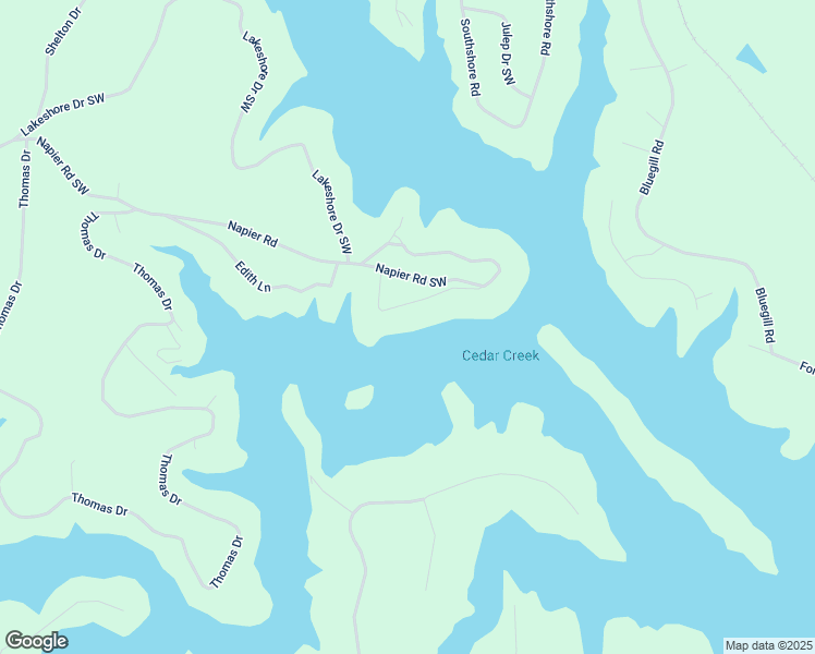 map of restaurants, bars, coffee shops, grocery stores, and more near 114 Southshore Drive in Eatonton