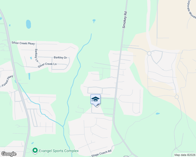 map of restaurants, bars, coffee shops, grocery stores, and more near 132 Tanglewood Drive in Alabaster