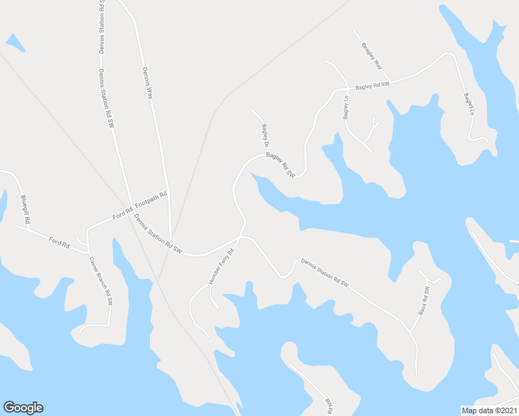 map of restaurants, bars, coffee shops, grocery stores, and more near 100 Bagley Road Southwest in Eatonton