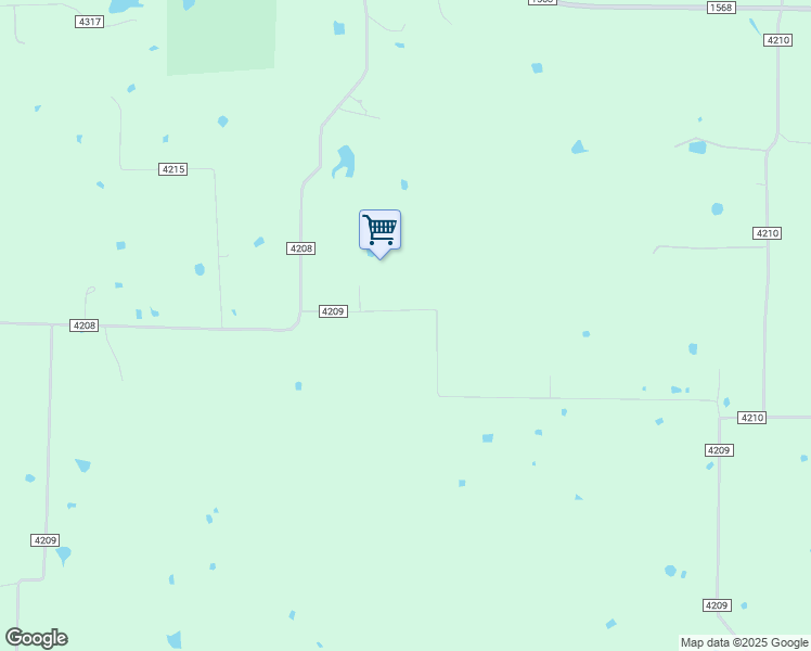 map of restaurants, bars, coffee shops, grocery stores, and more near 7996 County Road 4209 in Campbell