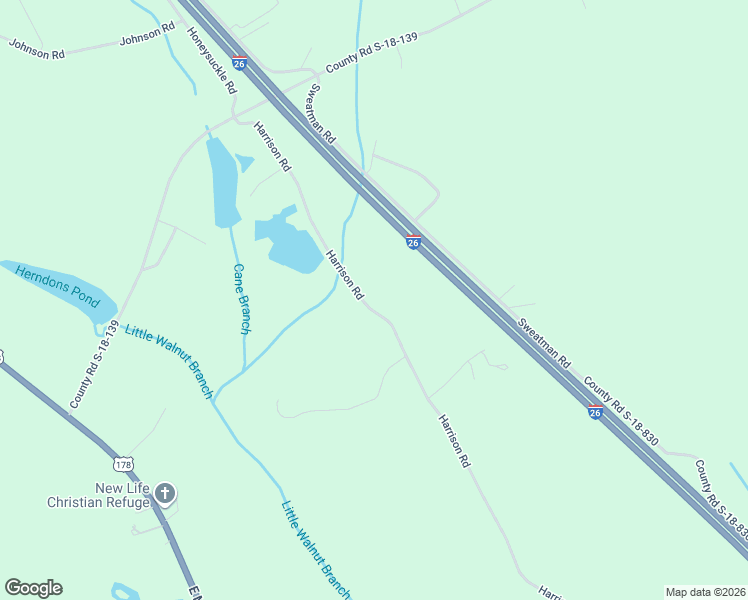 map of restaurants, bars, coffee shops, grocery stores, and more near 752 Harrison Road in Dorchester County