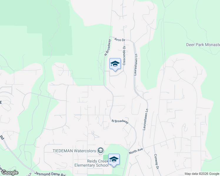 map of restaurants, bars, coffee shops, grocery stores, and more near 26160 Wyndemere Court in Escondido
