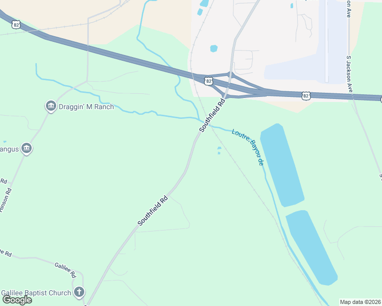 map of restaurants, bars, coffee shops, grocery stores, and more near 2373 Southfield Road in El Dorado