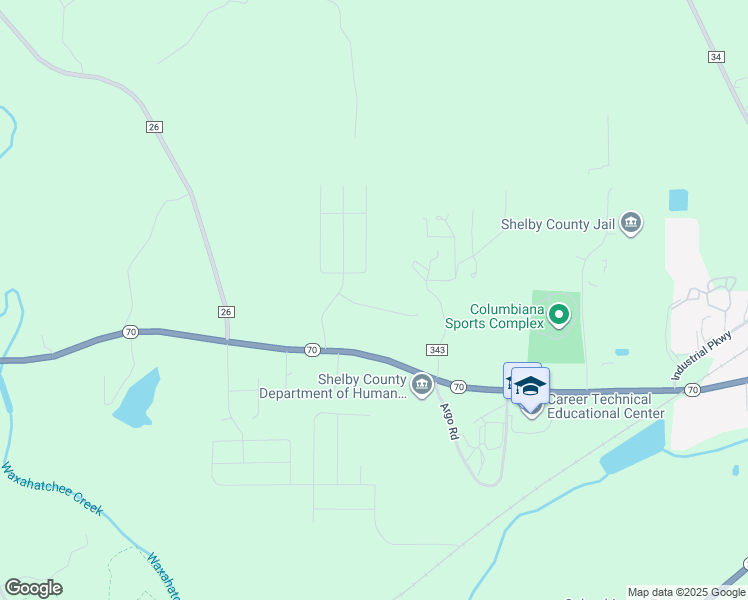 map of restaurants, bars, coffee shops, grocery stores, and more near 427 Saddlewood Cove in Columbiana