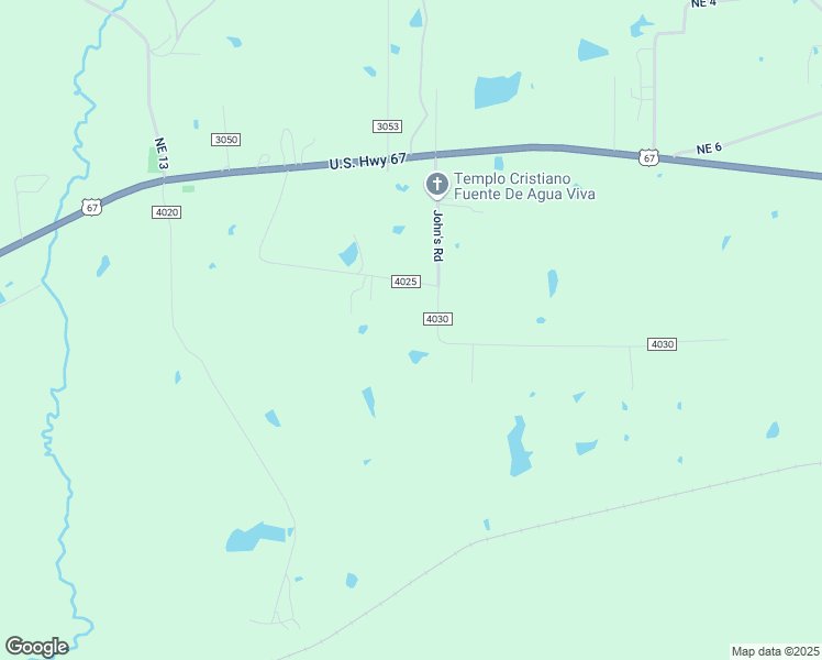 map of restaurants, bars, coffee shops, grocery stores, and more near 220 County Road 4030 in Cookville