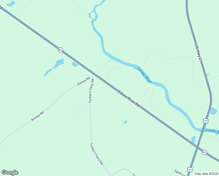 map of restaurants, bars, coffee shops, grocery stores, and more near South Carolina 61 in Branchville