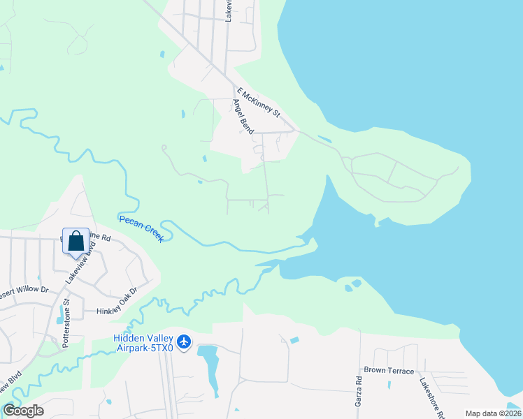 map of restaurants, bars, coffee shops, grocery stores, and more near 2243 Wood Hollow Road in Denton