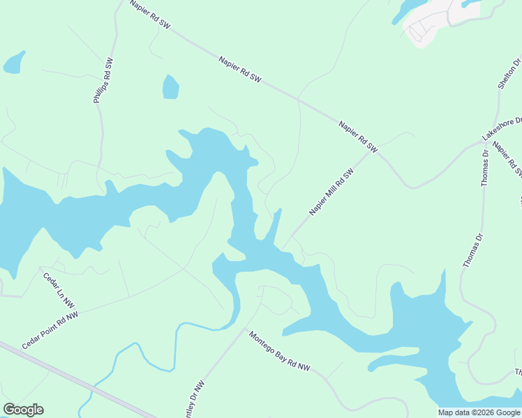 map of restaurants, bars, coffee shops, grocery stores, and more near 104 Horseshoe Bend Road Southwest in Eatonton
