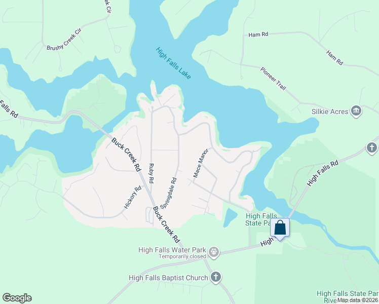 map of restaurants, bars, coffee shops, grocery stores, and more near 173 Springdale Road in Jackson