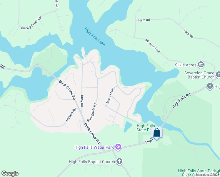 map of restaurants, bars, coffee shops, grocery stores, and more near 72 Mace Manor in Jackson