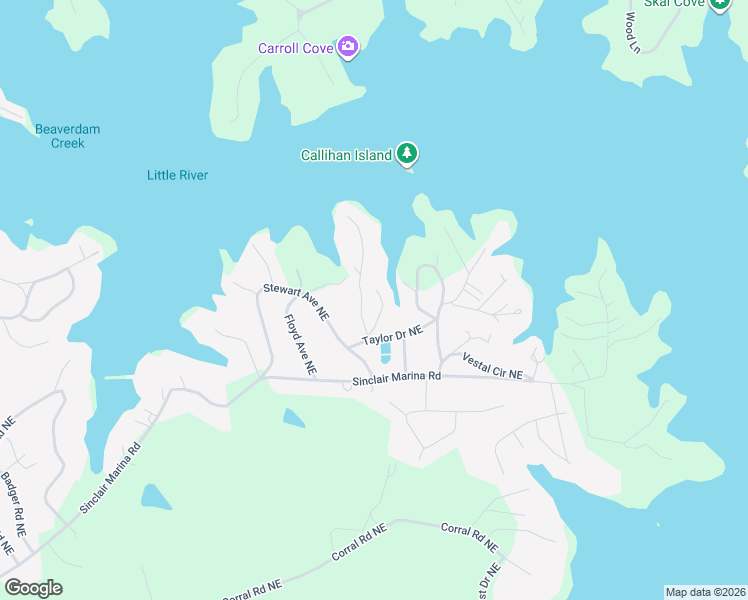 map of restaurants, bars, coffee shops, grocery stores, and more near 113 Harriett Circle Northeast in Milledgeville