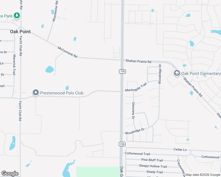map of restaurants, bars, coffee shops, grocery stores, and more near 208 Martingale Trail in Little Elm