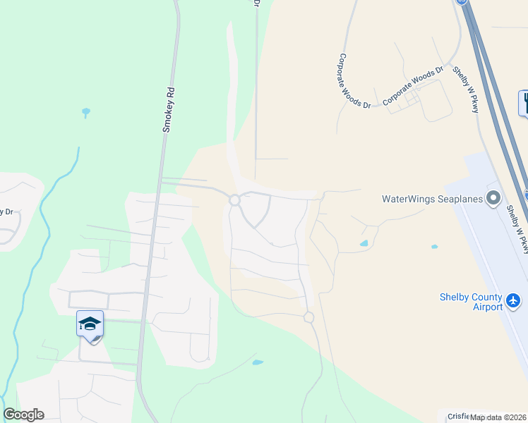 map of restaurants, bars, coffee shops, grocery stores, and more near 1008 Greenhead Drive in Alabaster