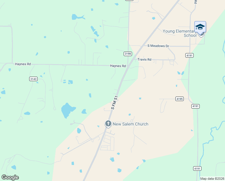 map of restaurants, bars, coffee shops, grocery stores, and more near 4192 Farm to Market 51 in Decatur