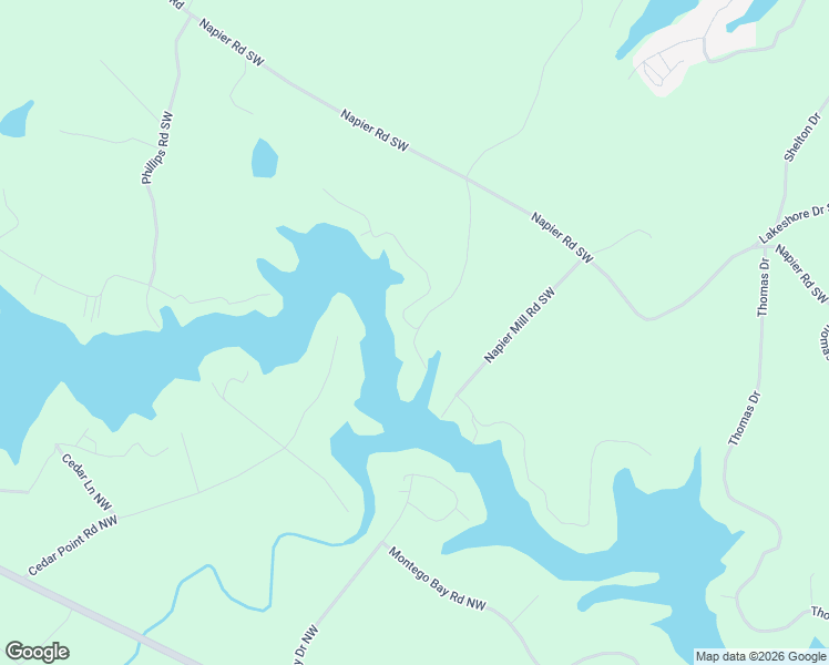 map of restaurants, bars, coffee shops, grocery stores, and more near 104 Horseshoe Bend Road Southwest in Eatonton