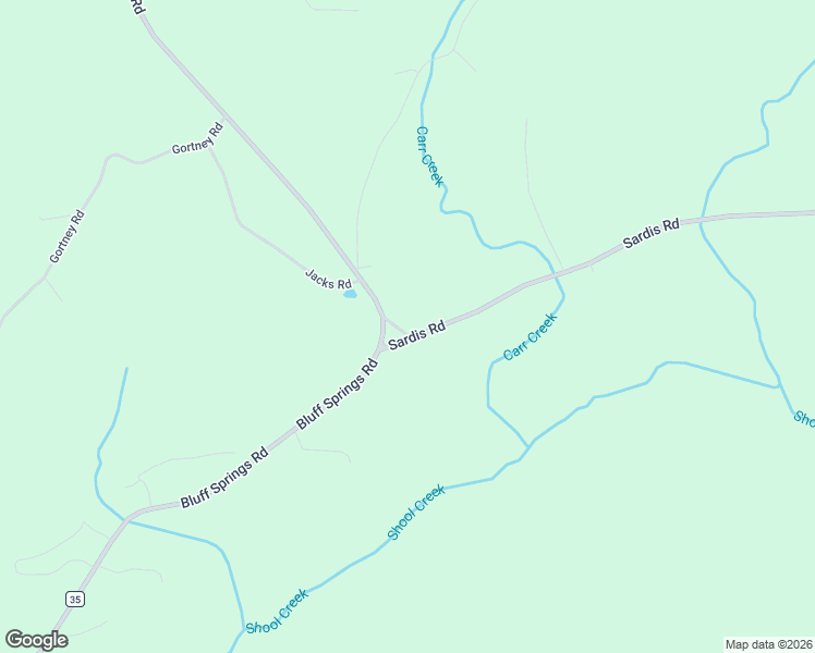 map of restaurants, bars, coffee shops, grocery stores, and more near 1635 Bluff Valley Road in Cragford