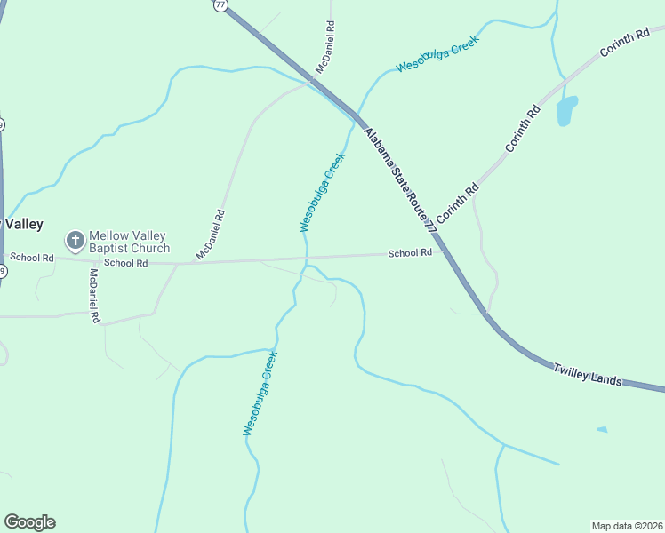 map of restaurants, bars, coffee shops, grocery stores, and more near 250 School Road in Cragford
