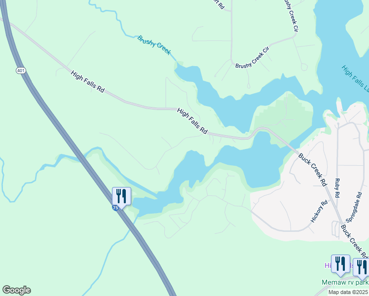 map of restaurants, bars, coffee shops, grocery stores, and more near 142 Antony Drive in Jackson