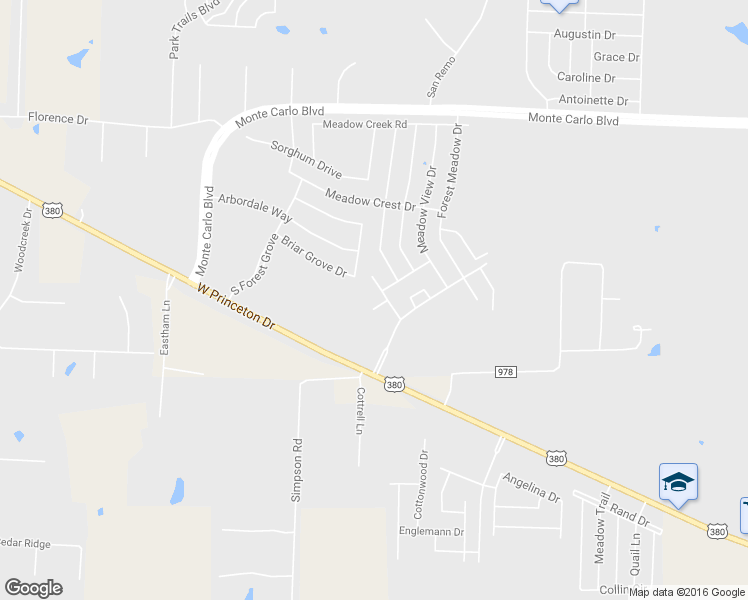 map of restaurants, bars, coffee shops, grocery stores, and more near 4000 Hidden Meadow Court in Princeton