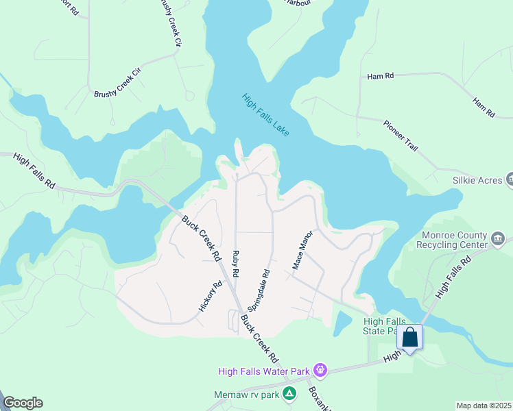 map of restaurants, bars, coffee shops, grocery stores, and more near 598 Lakeshore Drive in Jackson