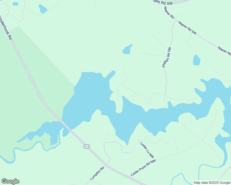 map of restaurants, bars, coffee shops, grocery stores, and more near 108 Allens Alley in Eatonton