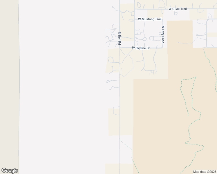 map of restaurants, bars, coffee shops, grocery stores, and more near 33682 North Bell Road in Queen Creek