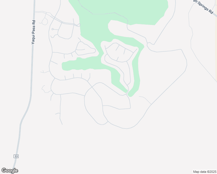 map of restaurants, bars, coffee shops, grocery stores, and more near Roadrunner Drive South in Borrego Springs