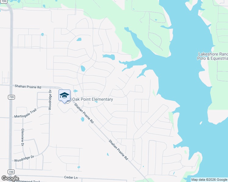 map of restaurants, bars, coffee shops, grocery stores, and more near 9908 Grouse Ridge Lane in Little Elm