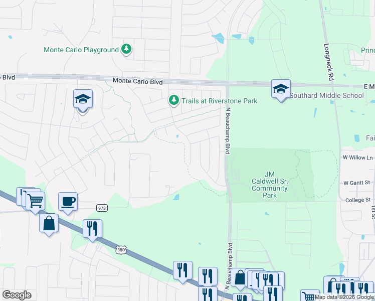map of restaurants, bars, coffee shops, grocery stores, and more near 1011 Emerald Drive in Princeton