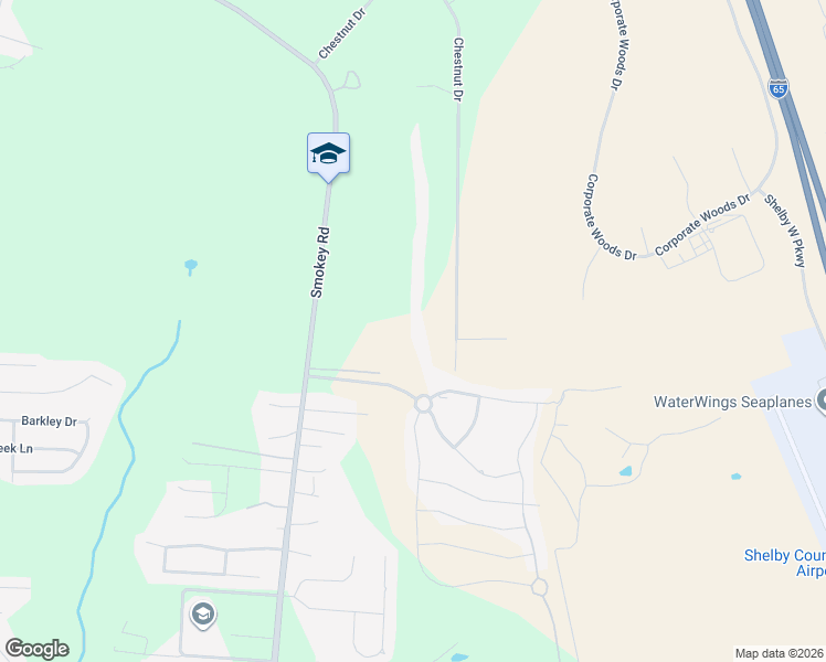 map of restaurants, bars, coffee shops, grocery stores, and more near 150 Chestnut Drive in Alabaster