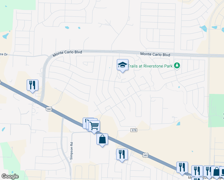 map of restaurants, bars, coffee shops, grocery stores, and more near 2040 Forest Meadow Drive in Princeton