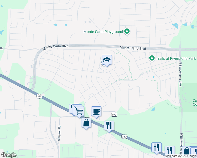 map of restaurants, bars, coffee shops, grocery stores, and more near 2037 Forest Meadow Drive in Princeton