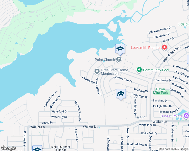 map of restaurants, bars, coffee shops, grocery stores, and more near 3004 Baybreeze Drive in Little Elm