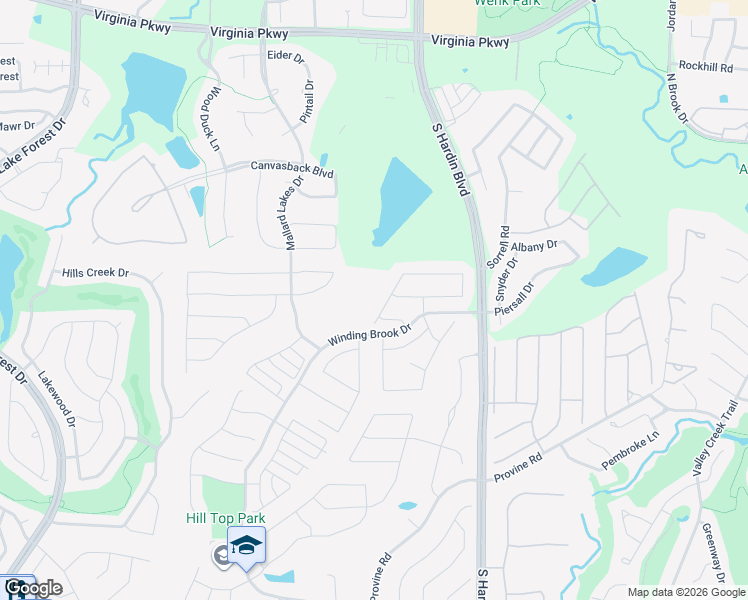 map of restaurants, bars, coffee shops, grocery stores, and more near 1009 Cedar View Lane in McKinney