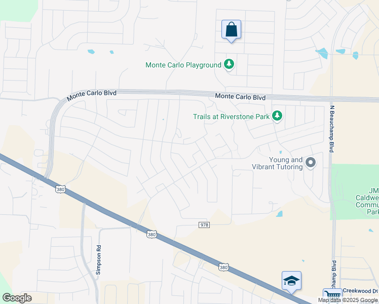map of restaurants, bars, coffee shops, grocery stores, and more near 1403 Meadow Crest Drive in Princeton