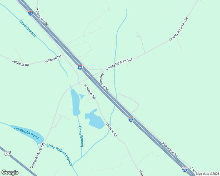 map of restaurants, bars, coffee shops, grocery stores, and more near 155 Sweatman Road in Dorchester County